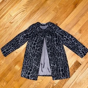 cute grey leopard print kids jacket from H&M